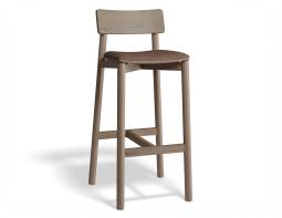 P 1 Andi Barstool Pad Walnut Printedsuede