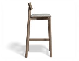 P 3 Andi Barstool Pad Walnut Herringbone