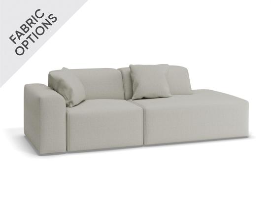 Monaco Sofa - Config A with Right Open End - Custom Upholstered