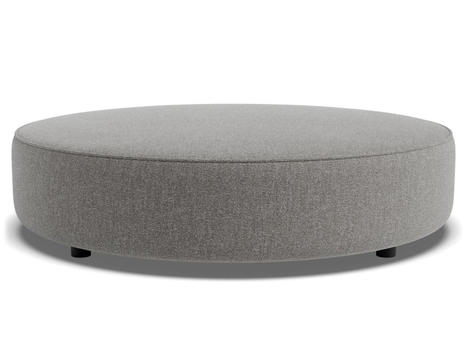C136814170 Lune Round Low Ottoman 120cm Fossil Product 01