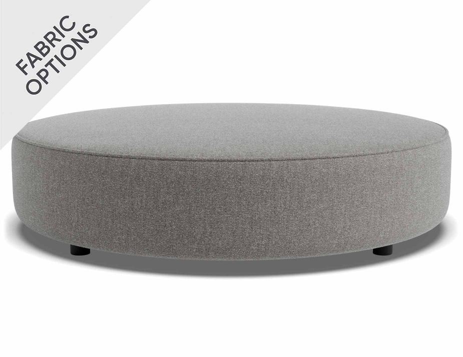 C136814170 Lune Round Low Ottoman 120cm Fossil Product 02