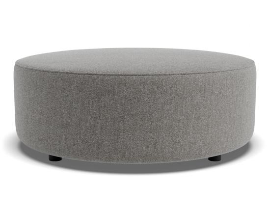 Lune Round Ottoman 100cm - Custom Upholstered