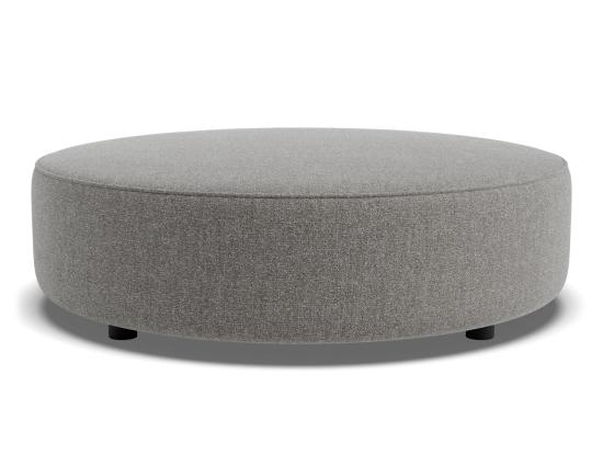 Lune Round Ottoman 100cm - Custom Upholstered