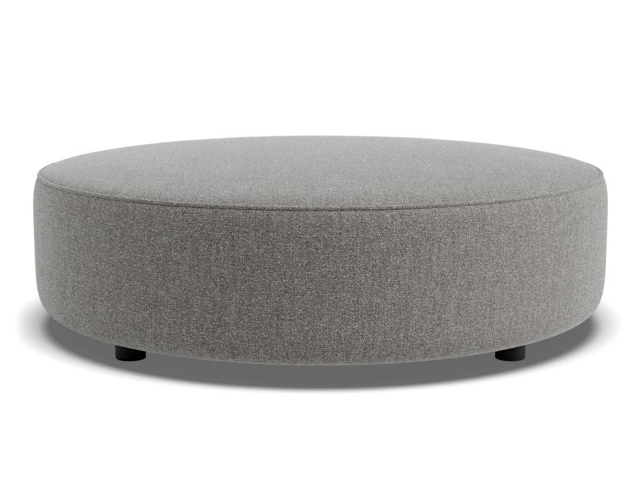 C136814180 Lune Round Low Ottoman 100cm Fossil Product 01