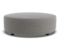C136814190 Lune Round Low Ottoman 90cm Fossil Product 01
