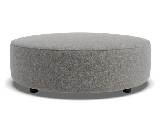 Lune Round Ottoman 90cm - Custom Upholstered