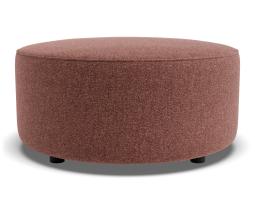 C136814130 Lune Round High Ottoman 80cm Berry Product 01