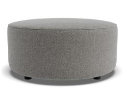 C136814130 Lune Round High Ottoman 80cm Fossil Product 01