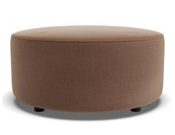 C136814130 Lune Round High Ottoman 80cm Hazel Product 01
