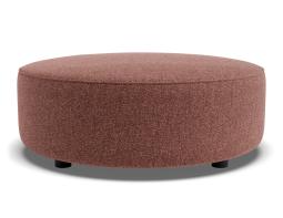 C136814200 Lune Round Low Ottoman 80cm Berry Product 01