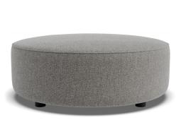 C136814200 Lune Round Low Ottoman 80cm Fossil Product 01