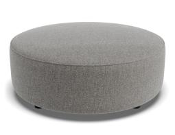 C136814200 Lune Round Low Ottoman 80cm Fossil Product 02