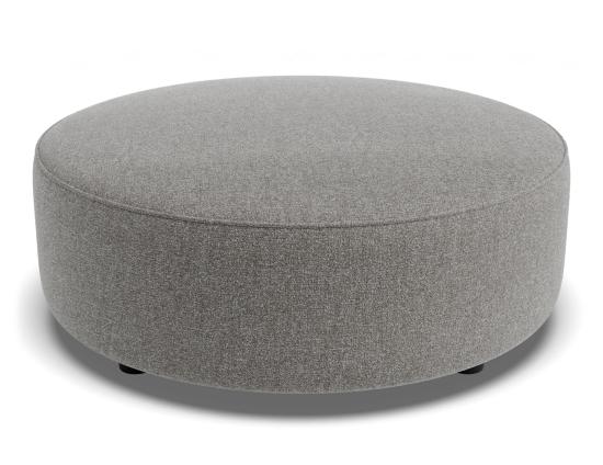 Lune Round Ottoman 80cm - Custom Upholstered