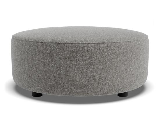 Lune Round Ottoman 70cm - Custom Upholstered