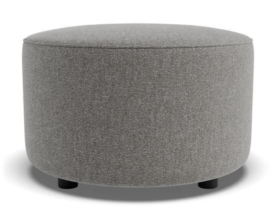 Lune Round Ottoman 60cm - Custom Upholstered