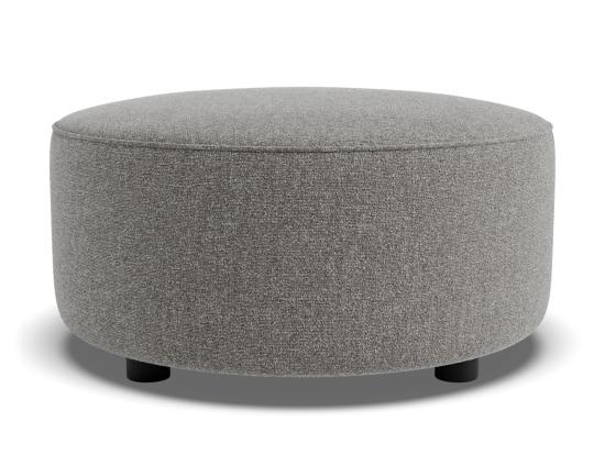 Lune Round Ottoman 60cm - Custom Upholstered