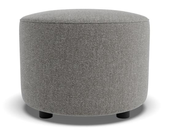 Lune Round Ottoman 50cm - Custom Upholstered