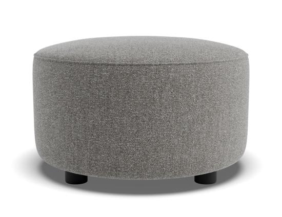 Lune Round Ottoman 50cm - Custom Upholstered