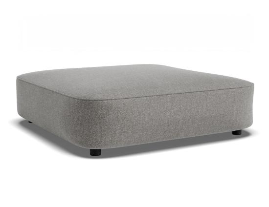 Lune Square Ottoman 100cm - Custom Upholstered