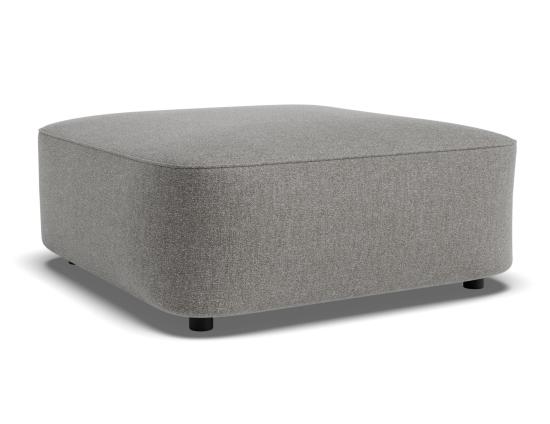 Lune Square Ottoman 90cm - Custom Upholstered