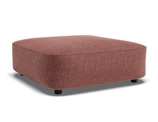 Lune Square Ottoman 80cm - Custom Upholstered
