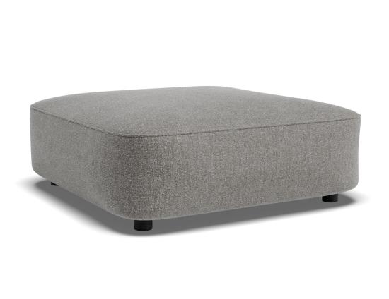 Lune Square Ottoman 80cm - Custom Upholstered