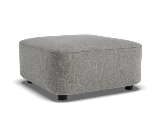 Lune Square Ottoman 60cm - Custom Upholstered