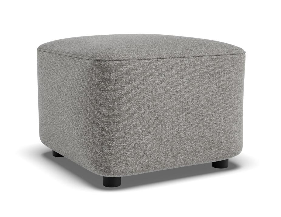 C136814300 Lune Square High Ottoman 50cm Fossil Product 01
