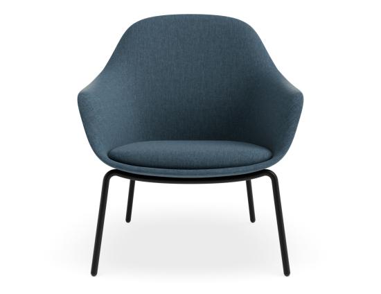 Core Lounge Chair - 4 Post Base - Blue