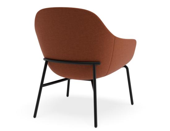 Core Lounge Chair - 4 Post Base - Terracotta Brown