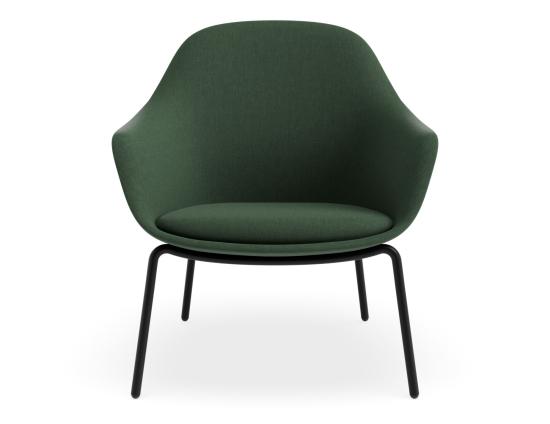 Core Lounge Chair - 4 Post Base - Green