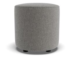 C136814240 Lune Round Drum Ottoman 45cm Fossil Product 01