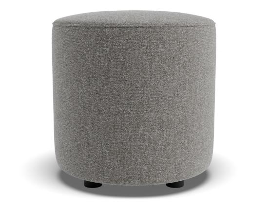 Lune Round Drum Ottoman 45cm - Custom Upholstered