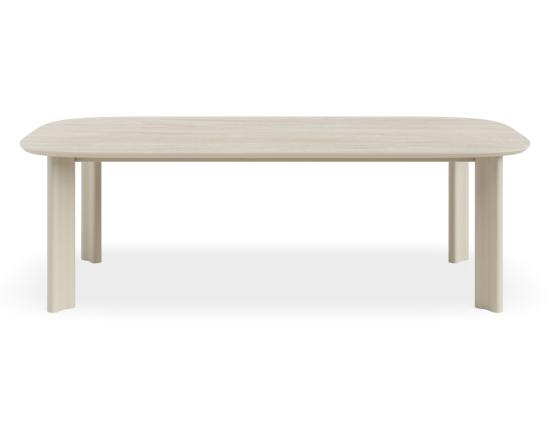 Vela Dining Table 240cm - Outdoor - Latte - Dune Ceramic Top