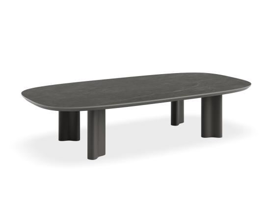 Vela Coffee Table - Outdoor - Charcoal - Basalt Ceramic Top