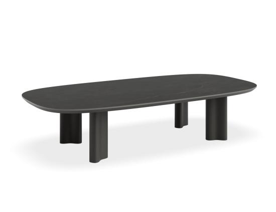 Vela Coffee Table - Outdoor - Charcoal - Basalt Ceramic Top