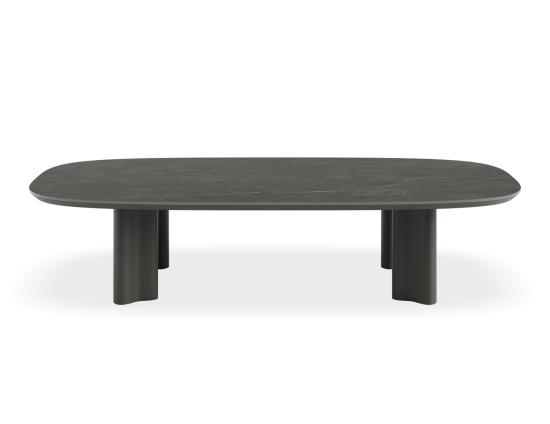 Vela Coffee Table - Outdoor - Charcoal - Basalt Ceramic Top