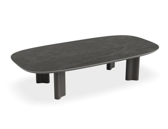 Vela Coffee Table - Outdoor - Charcoal - Basalt Ceramic Top