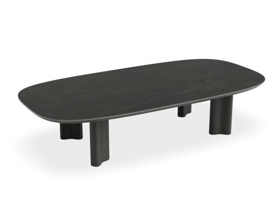 Vela Coffee Table - Outdoor - Charcoal - Basalt Ceramic Top