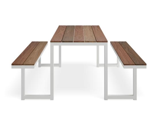Integral Outdoor Dining Setting - Spotted Gum