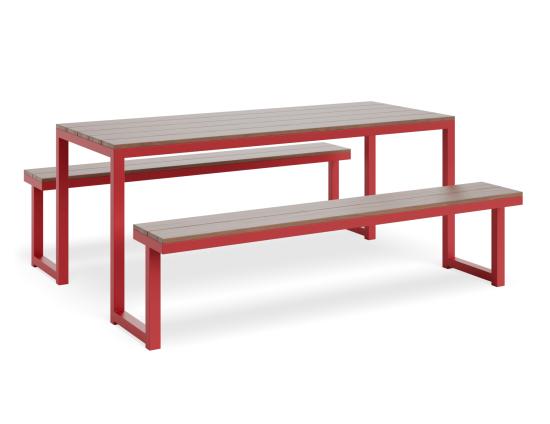 Integral Outdoor Dining Setting - Spotted Gum