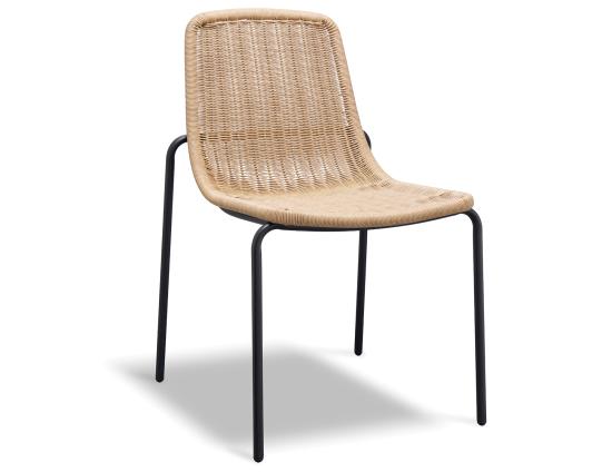 Cenote Rattan Dining Chair - Outdoor - Black