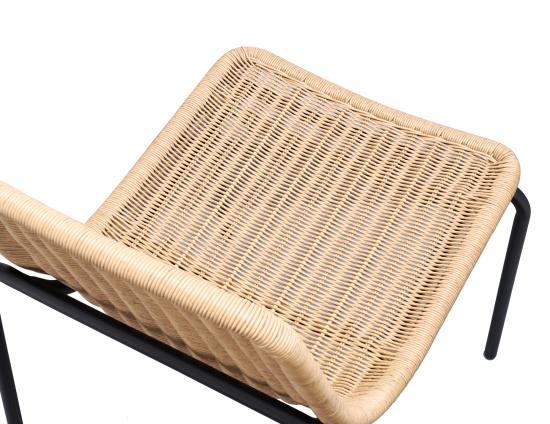 Cenote Rattan Dining Chair - Outdoor - Black