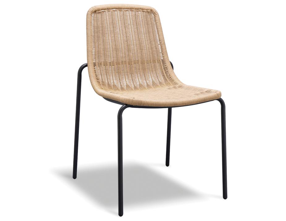 Cenone Outdoor Chair Black Natural Rattan 0002 Pro Capture One 04882