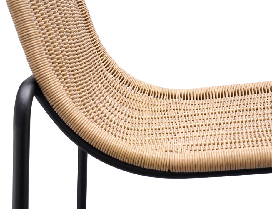 Cenone Outdoor Chair Black Natural Rattan 0005 Pro Capture One 04889