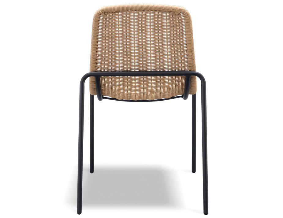 Cenone Outdoor Chair Black Natural Rattan 0008 Pro Capture One 04885