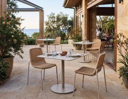 Designer Dining Chairs And Roku Table Outdoor Setting