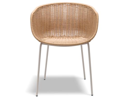 Tulum Rattan Armchair - Outdoor - Latte
