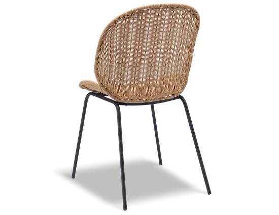 Sombra Rattan Dining Chair - Outdoor - Black