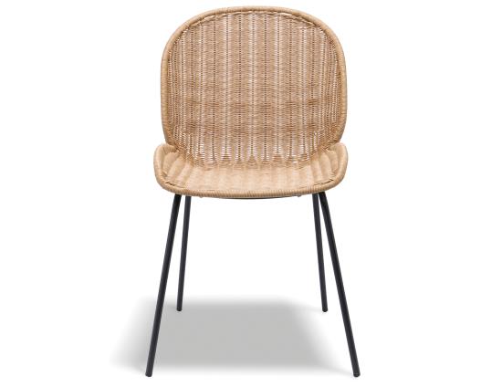 Sombra Rattan Dining Chair - Outdoor - Black